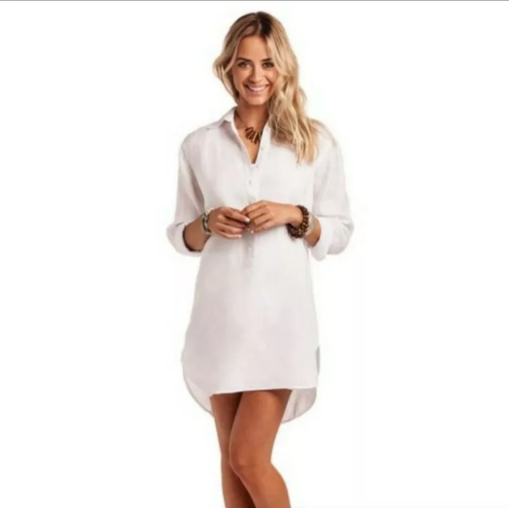 🌴NWT Island Company Daybreak White Tunic🐚